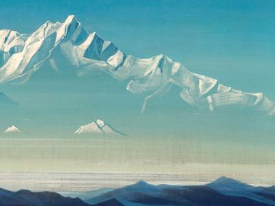  Ncholas Roerich, Mount-of-five-treasures-two-worlds-1933-banner.jpg